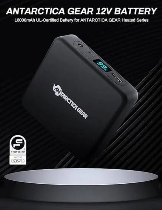 Heated Jacket, Ski Jacket Coat, With 12V 16000mAh Battery Pack, 5 Areas Heating Thicken Men Winter Coat