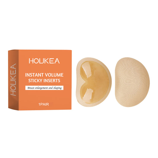 Houkea Sponge Self-Adhesive Breast Pads Firm, Plump And Plump Breast Pads Lift Women's Breasts Firm And Anti-sagging
