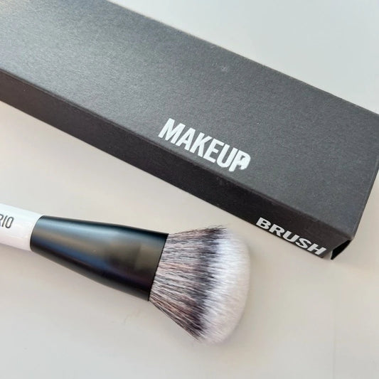 F4 Dual-Ended Foundation Face Brush Double-ended Powder Blush Contour and Eyeshadow Concealer Makeup Brushes