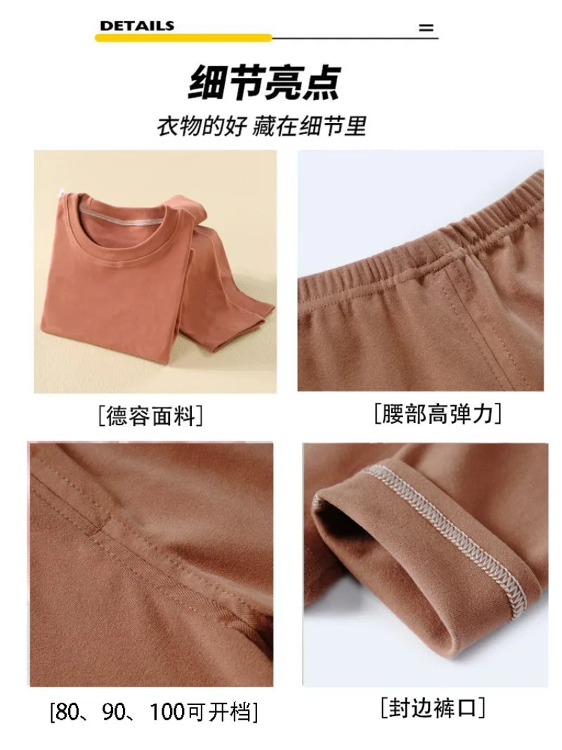 PAW Patrols Kids Anime Cute Pajamas Children Long Sleeve Pyjamas Autumn Winter Warm Loungewear Boy Girl Cartoon Casual Home Wear