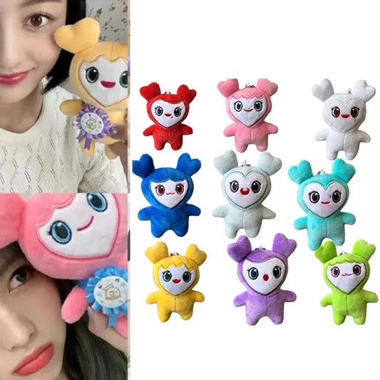 2025 Korean Super Star Twice Momo Plush Kpop Keychain Stuffed Toys Character Nayeon Sana Jungyeon Lovely Doll For Fan Gifts