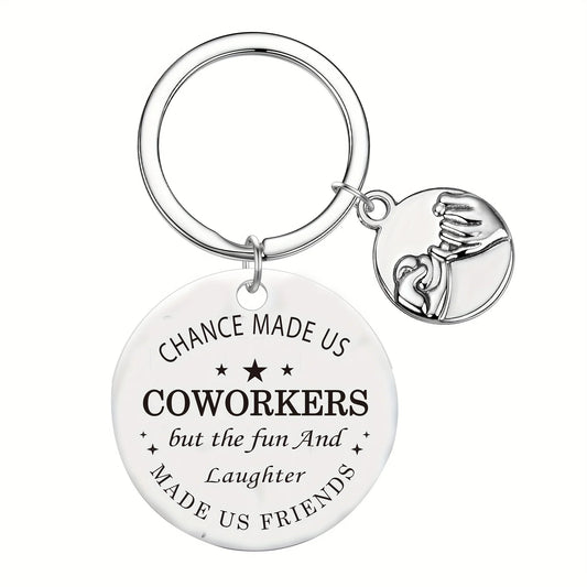 Corporate Gift Coworker Appreciation Keychain Gift Inspirational Keychain For Colleagues Work Bestie Leaving Gifts For Men