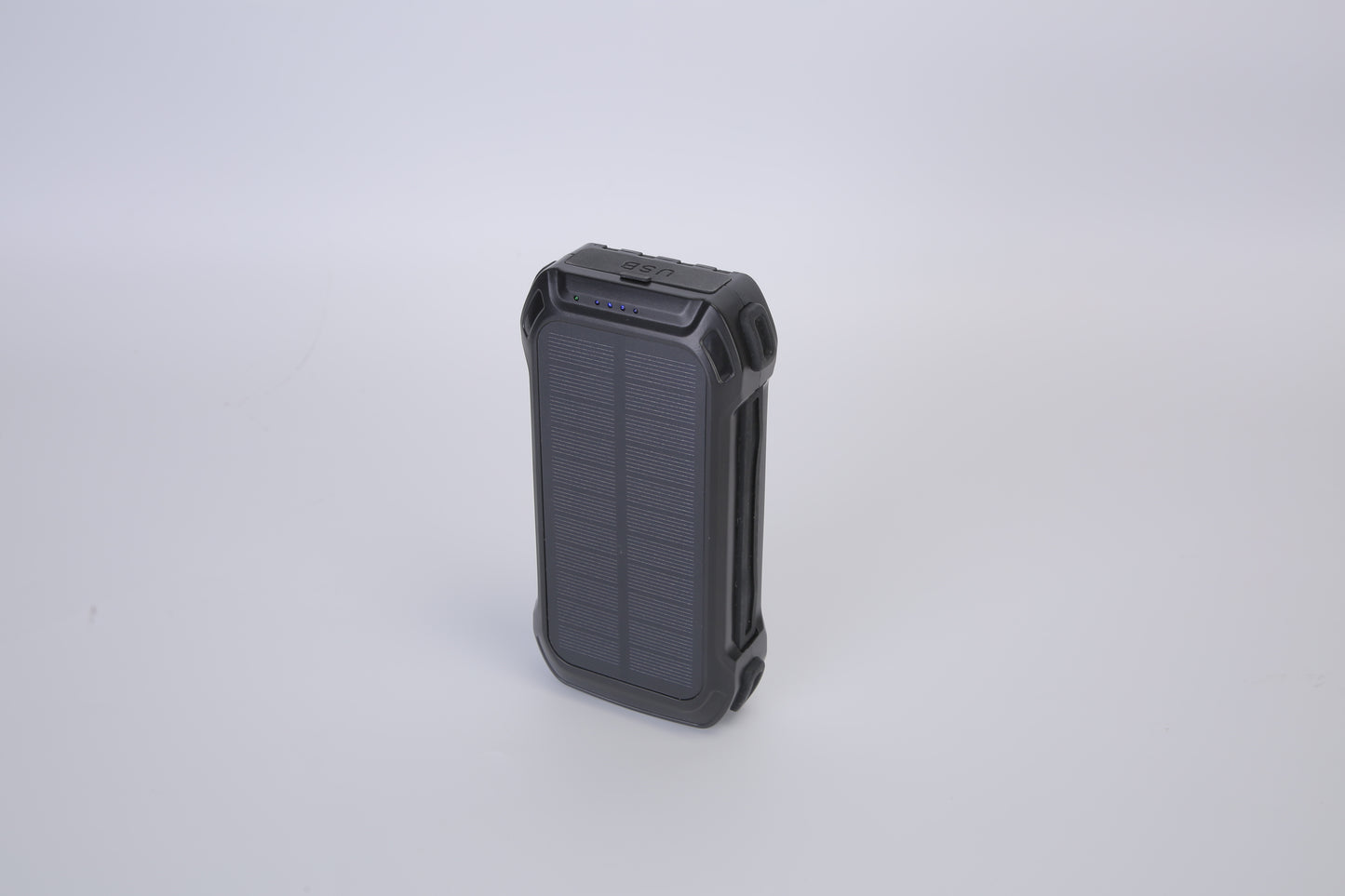 1Pc Portable Solar Charger 49800mAh Power Bank External Battery Pack 22.5W PD Fast Charging Built In 4 Cables 15W Wireless Charging LED Flashlight For Camping Hiking Picnic Travel