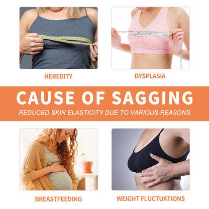 Houkea Sponge Self-Adhesive Breast Pads Firm, Plump And Plump Breast Pads Lift Women's Breasts Firm And Anti-sagging