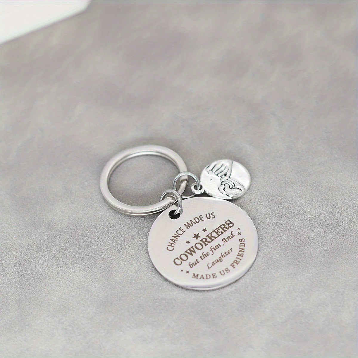 Corporate Gift Coworker Appreciation Keychain Gift Inspirational Keychain For Colleagues Work Bestie Leaving Gifts For Men