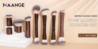 MAANGE 13PCS Makeup Brush Set Foundation Concealer Powder Eyeshadow Blush Brush Kabuki Blending Cosmetic Beauty Tool for Face