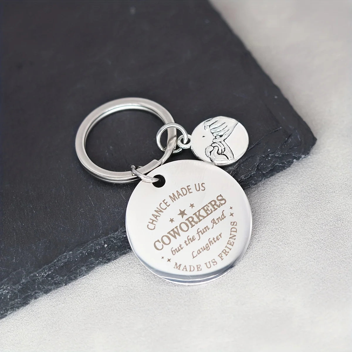 Corporate Gift Coworker Appreciation Keychain Gift Inspirational Keychain For Colleagues Work Bestie Leaving Gifts For Men