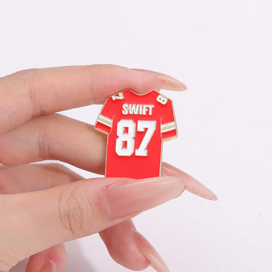 Famous Pop Singer Star Enamel Pin Creative Music Peripheral Brooch Metal Lapel Backpack Badge Swift Fan Jewelry Gift For Friends
