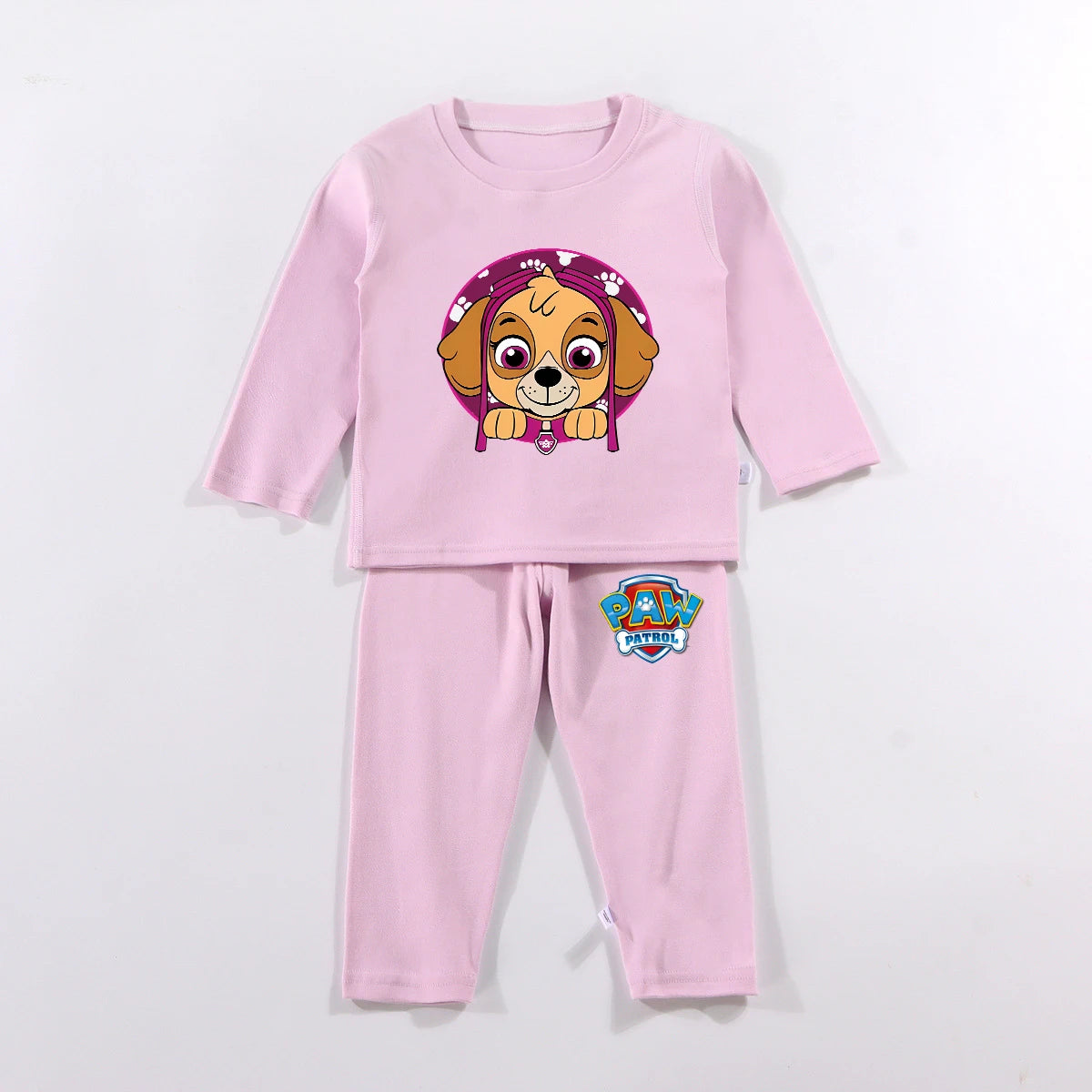 PAW Patrols Kids Anime Cute Pajamas Children Long Sleeve Pyjamas Autumn Winter Warm Loungewear Boy Girl Cartoon Casual Home Wear
