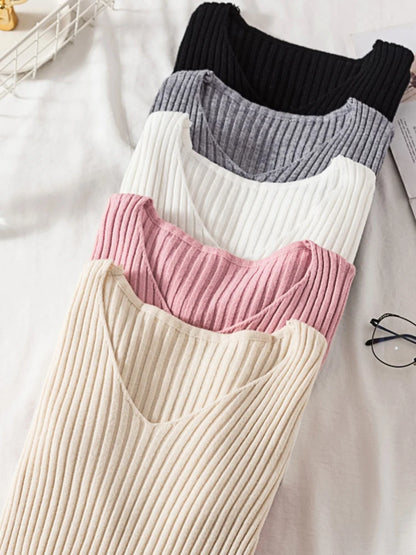 2025 Casual Long Sleeve Knitted V Neck Pullover Autumn Winter Women Sweaters Femme Basic Solid Jersey Tops Fashion Clothes