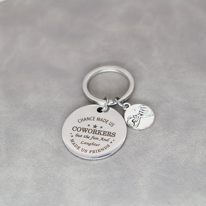 Corporate Gift Coworker Appreciation Keychain Gift Inspirational Keychain For Colleagues Work Bestie Leaving Gifts For Men