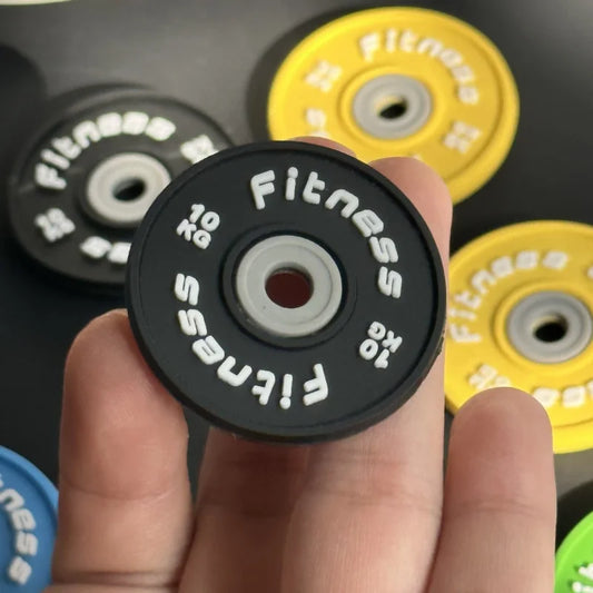 2025 New Barbell Keychain DlY Silicone Dumbbell Keychain Gym Gifts for Gym Lovers Fitness Trainer Gift Backpack Car Key Pendant